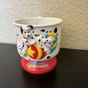 Walt Disney’s World on Ice 101 Dalmatians Cup Souvenir Dogs Mug Plastic